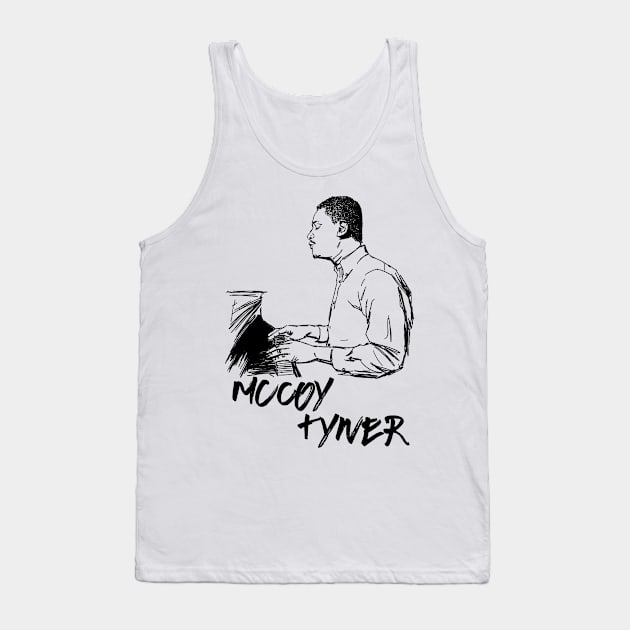 McCoy Tyner Tank Top by Erena Samohai